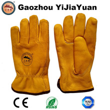 Safety Leather Winter Driver Gloves for Driving
